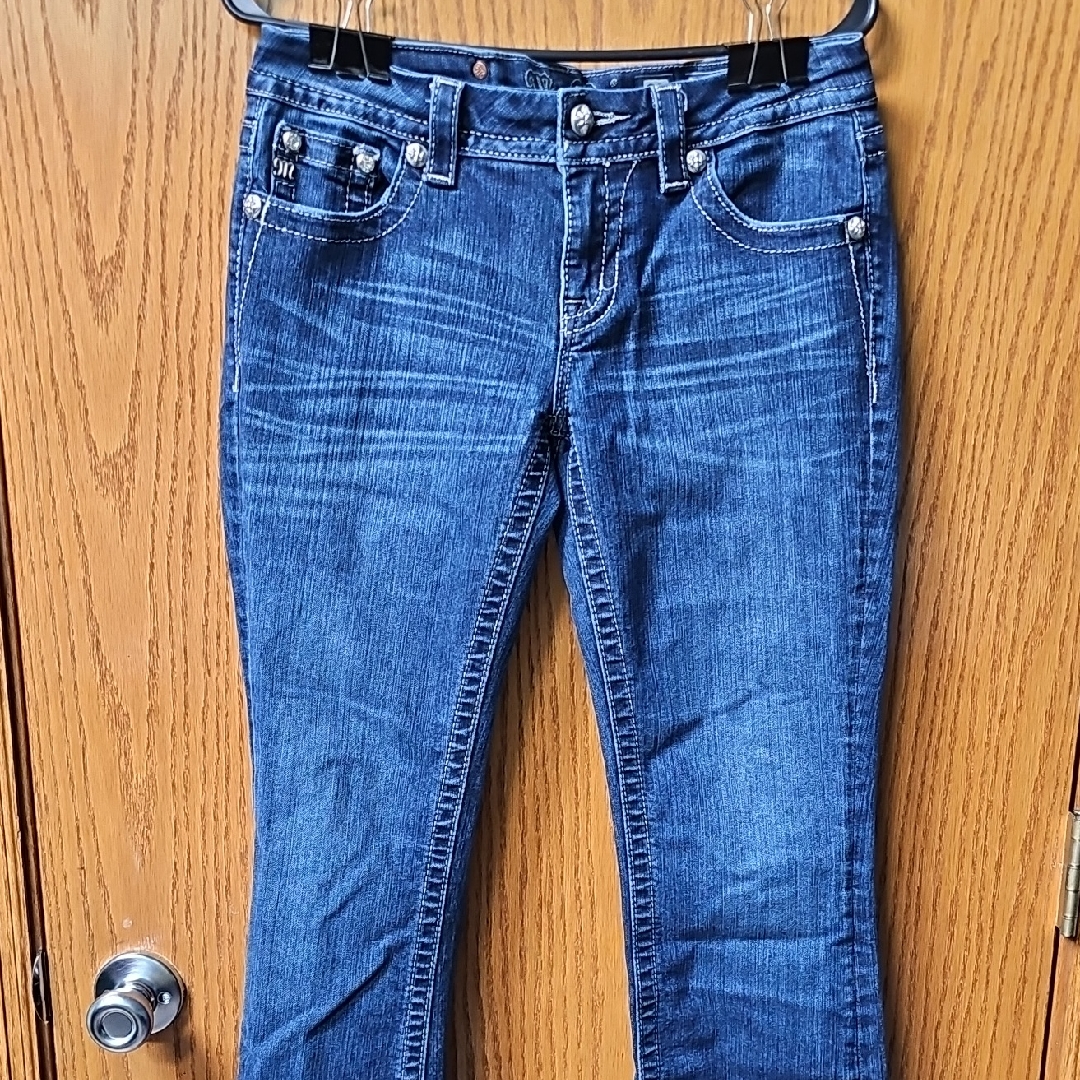 Miss Me Skinny Jeans With Embellished Pockets
